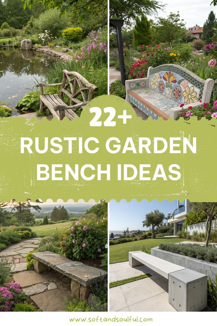 Create Your Retreat: Rustic Bench Ideas for Cozy Outdoor Living